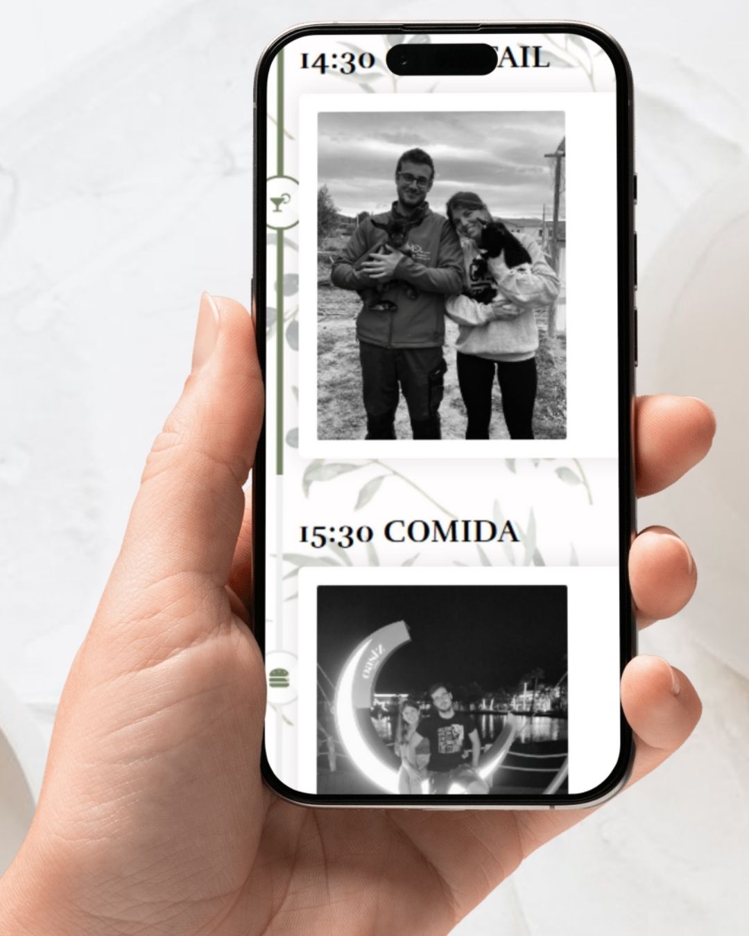 invitación digital olivo, invitación de boda mediterránea, invitación digital elegante, invitación digital rústica, invitación digital naturaleza, invitación digital boda sostenible.