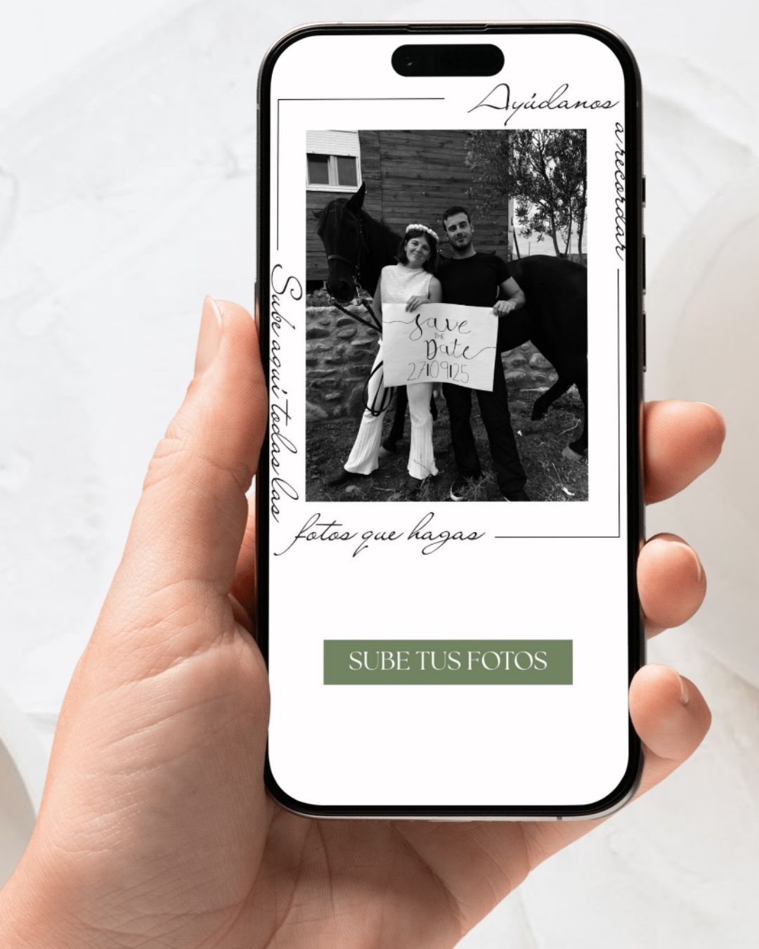 invitación digital olivo, invitación de boda mediterránea, invitación digital elegante, invitación digital rústica, invitación digital naturaleza, invitación digital boda sostenible.