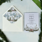 invitación física monte, invitación de boda rústica, invitación ciervos personalizada, invitación boda campo, papelería boda natural.