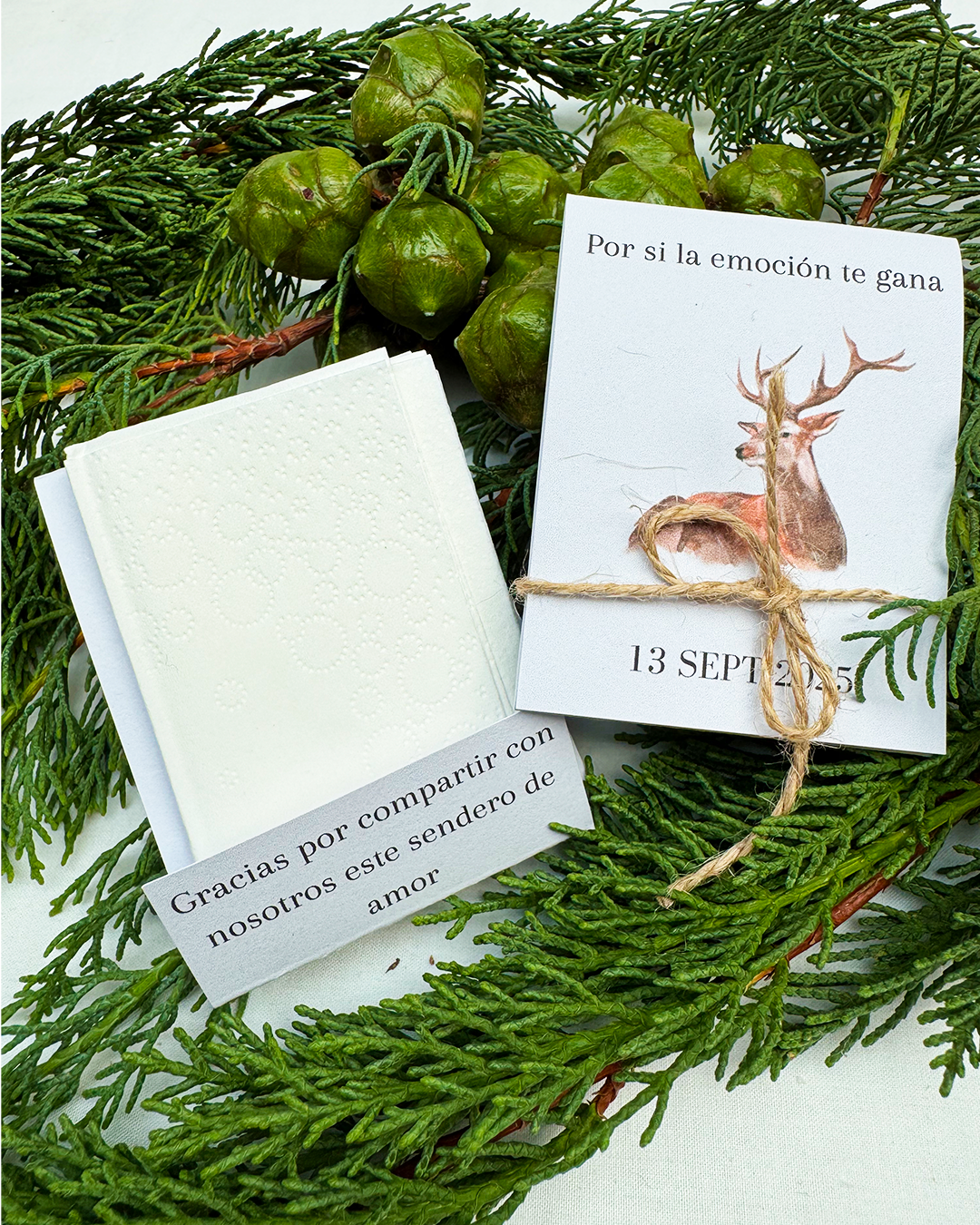 Lágrimas de felicidad Cervus para boda