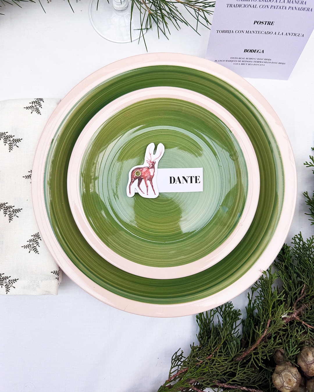 Marca sitios Cervus para boda