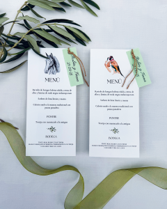 Minuta Olivo para boda