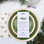 Minuta Cervus para boda