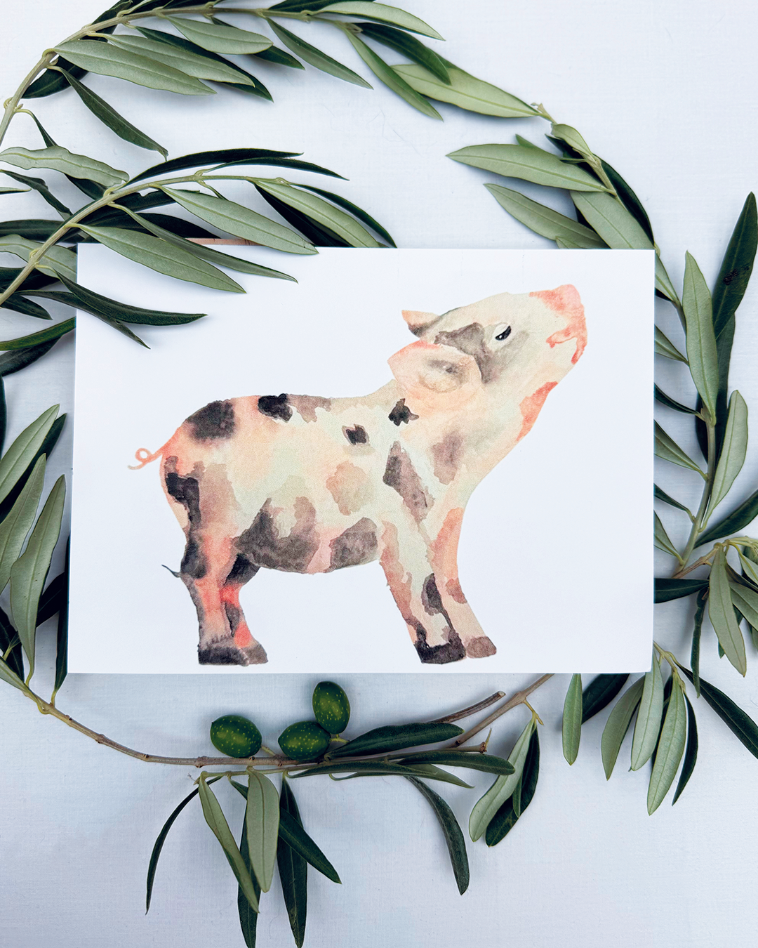 Número de mesa Olivo para boda