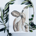 Número de mesa Olivo para boda