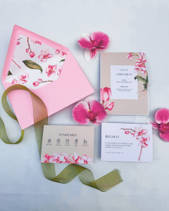 Invitación de boda Orquid