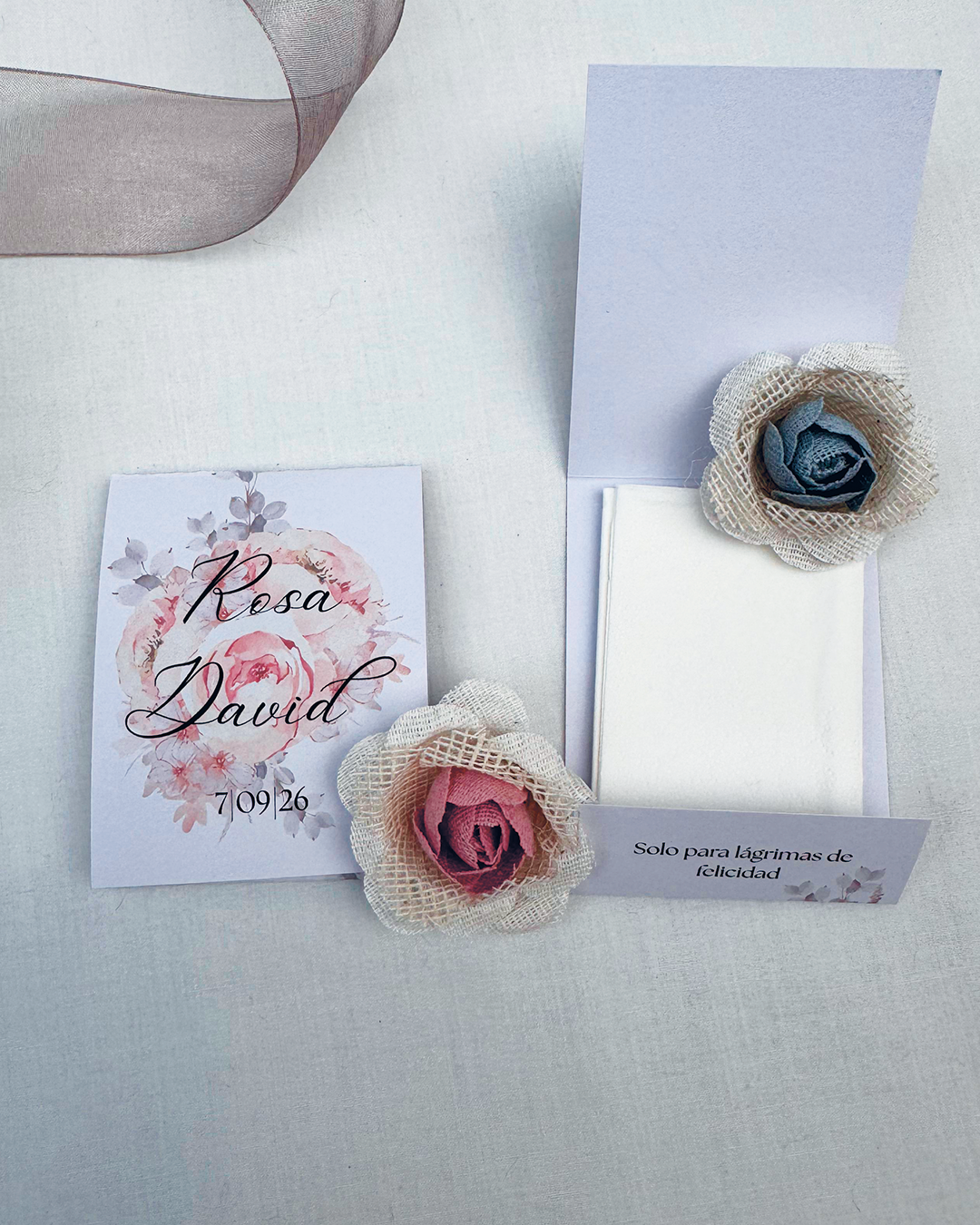 Lágrimas de felicidad Rose para boda