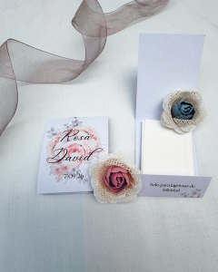 Lágrimas de felicidad Rose para boda