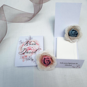 Lágrimas de felicidad Rose para boda