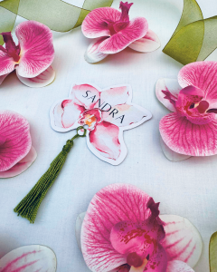 Marca sitios Orquid para boda