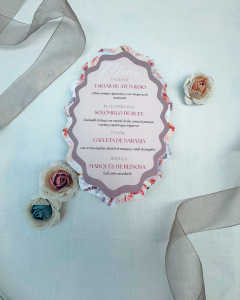 Minuta Rose para boda