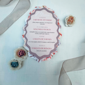 Minuta Rose para boda