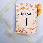 Número de mesa Narcis para boda