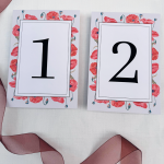 Número de mesa Papaver para boda