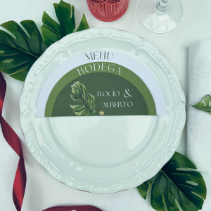 Minuta Tropical para boda