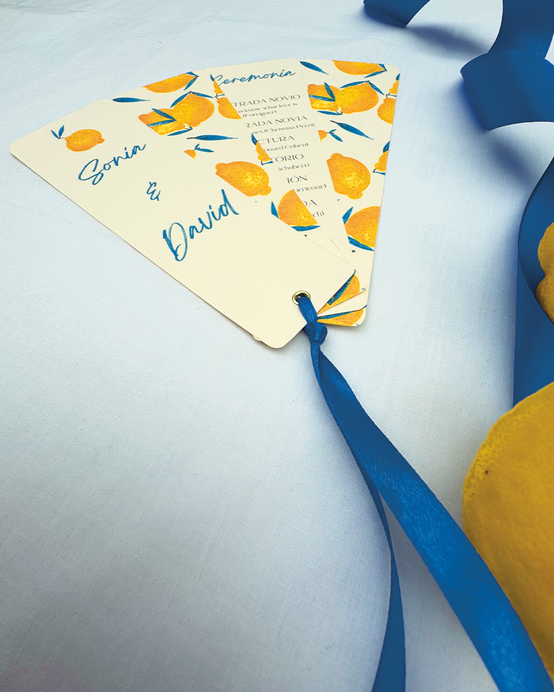 Pai pai citrus para boda