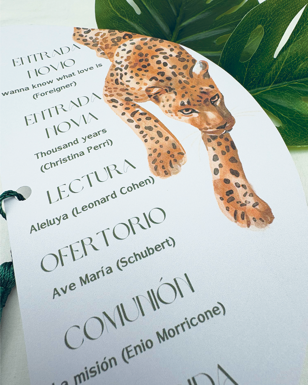 Pai pai Tropical para boda