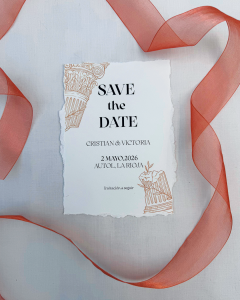 save the date estilo antigua grecia