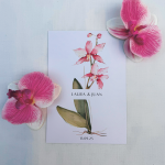 save the date orquid