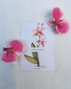 save the date orquid